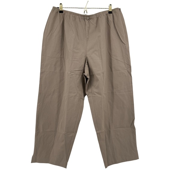 Eileen Fisher Pants - NEW Eileen Fisher Womans 1X Stone Organic Cotton Stretch Twill Slim Ankle Pants